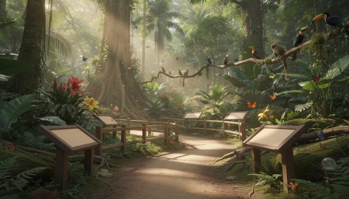 Nouveauté : "The Rain Forest Adventure" 2.0, de nouveaux sentiers pédagogiques ouverts. découvrez "the rain forest adventure" 2.0 avec ses nouveaux sentiers pédagogiques ouverts, une expérience enrichissante pour explorer la nature et apprendre sur la biodiversité.