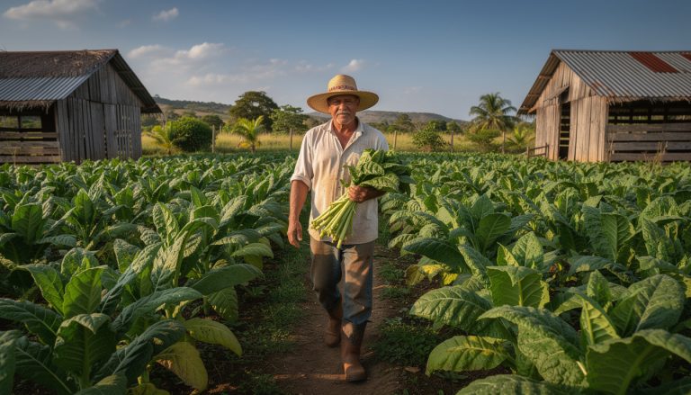 découvrez une journée immersive avec un vegueros, planteur de tabac, dans les champs luxuriants de pinar del río, cœur de la culture cubaine du tabac.