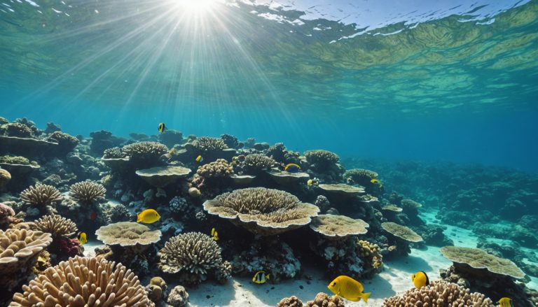 Récif corallien et eaux turquoise pour la plongée en Jamaïque