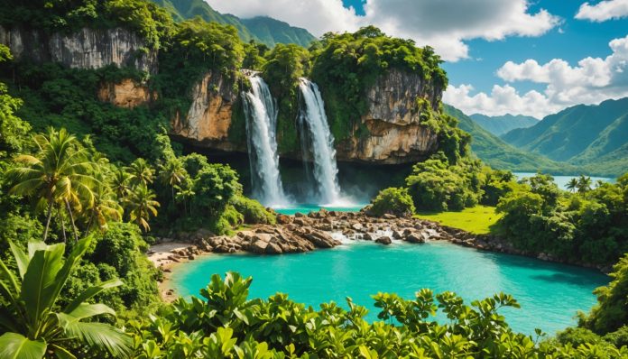 Top 6 des sites incontournables à visiter en Jamaïque Cascade en terrasses dans un décor tropical, Jamaïque